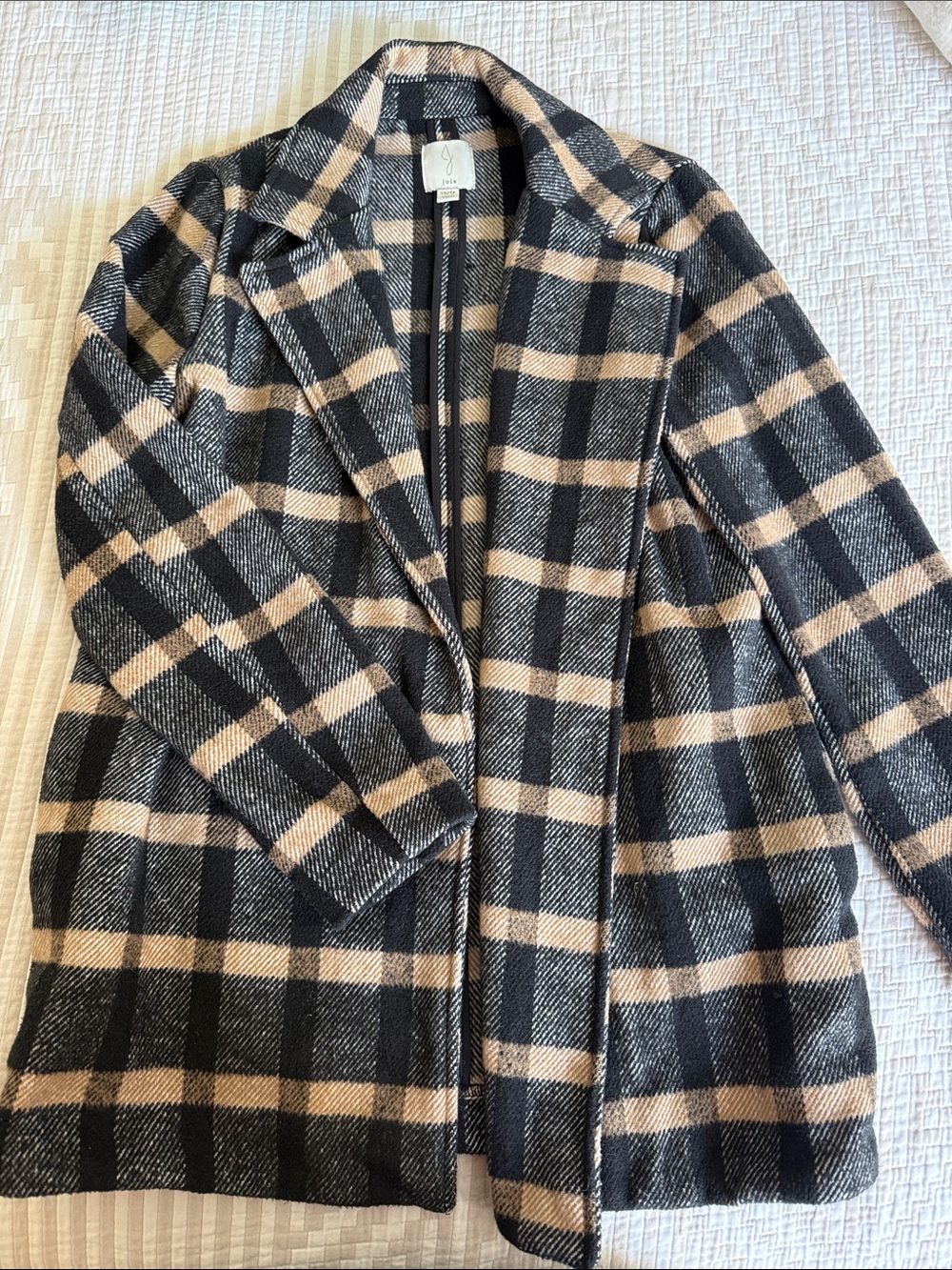 Joie Black and Tan Coat